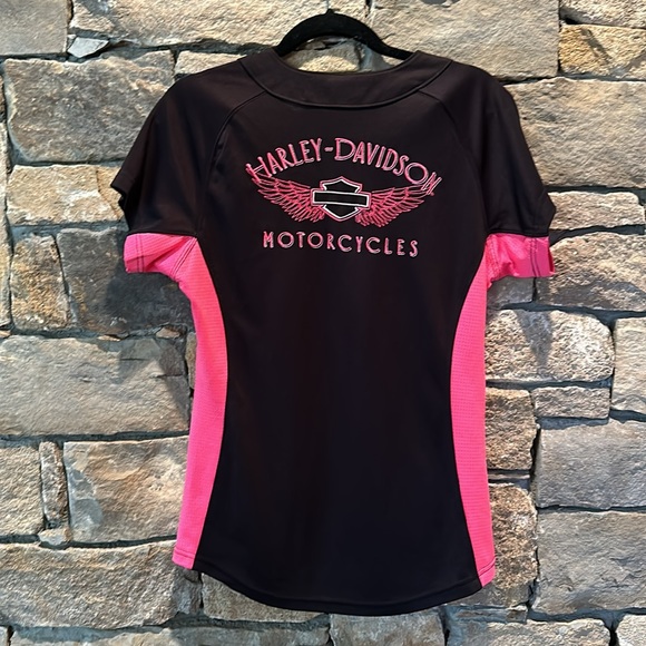 Women’s Harley-Davidson Embroidered Baseball Shrit - Picture 3 of 9